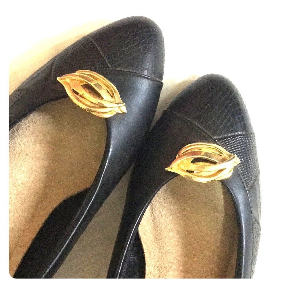 Vintage Leather Comfort Plus Low Heels 7W